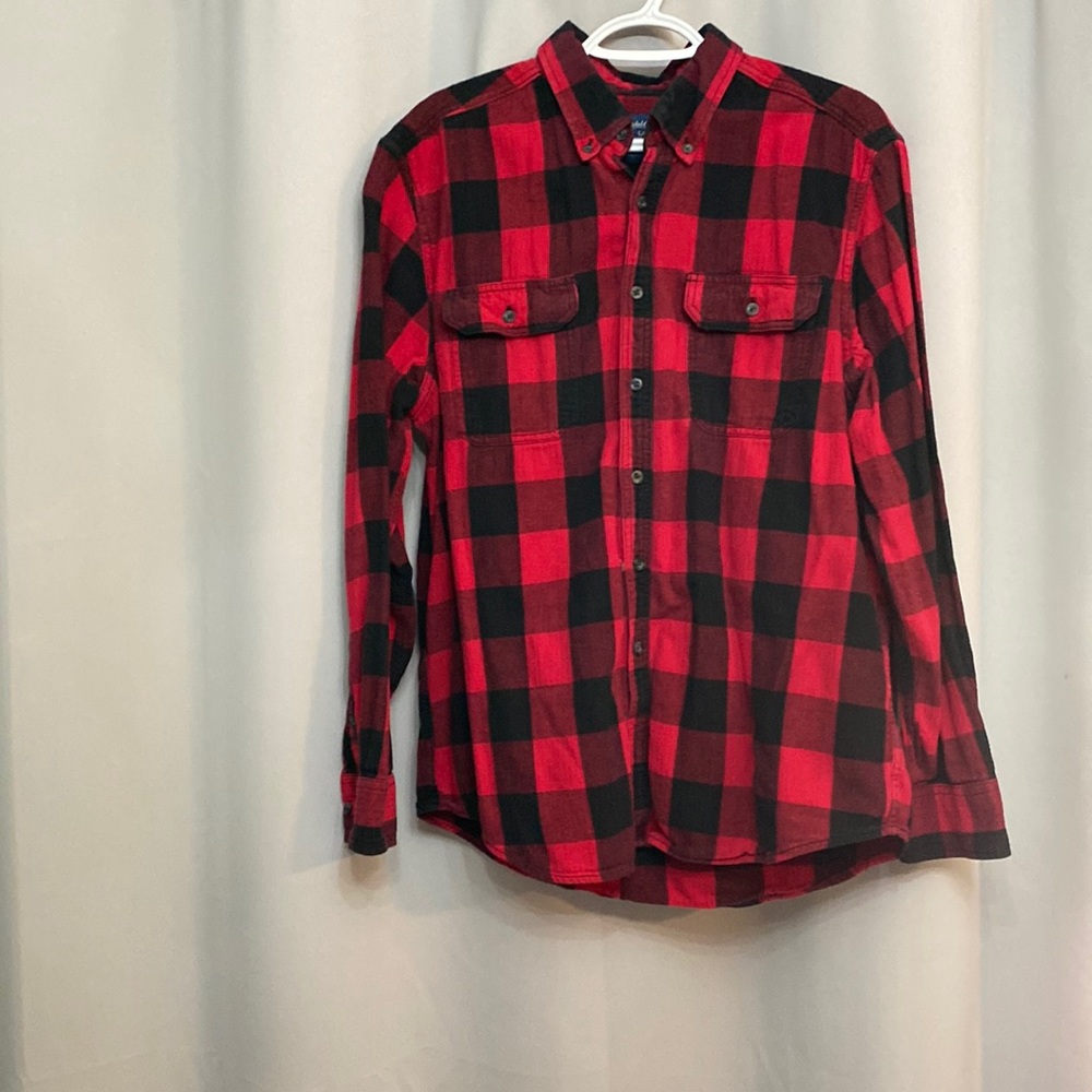 Unisex flannel top